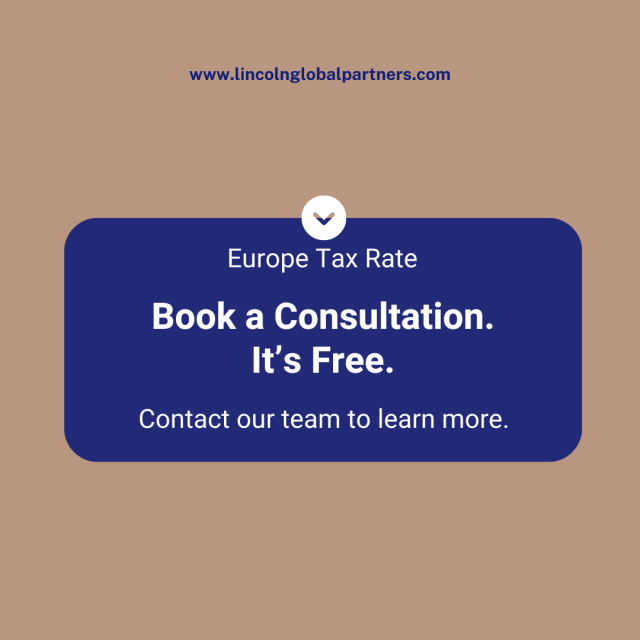 europe tax rate